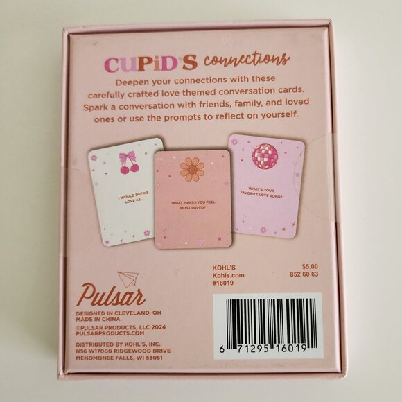 Valentine's Day Theme Cards - Cupid Conversation Starter - Non Candy Gift NEW - Picture 8 of 9